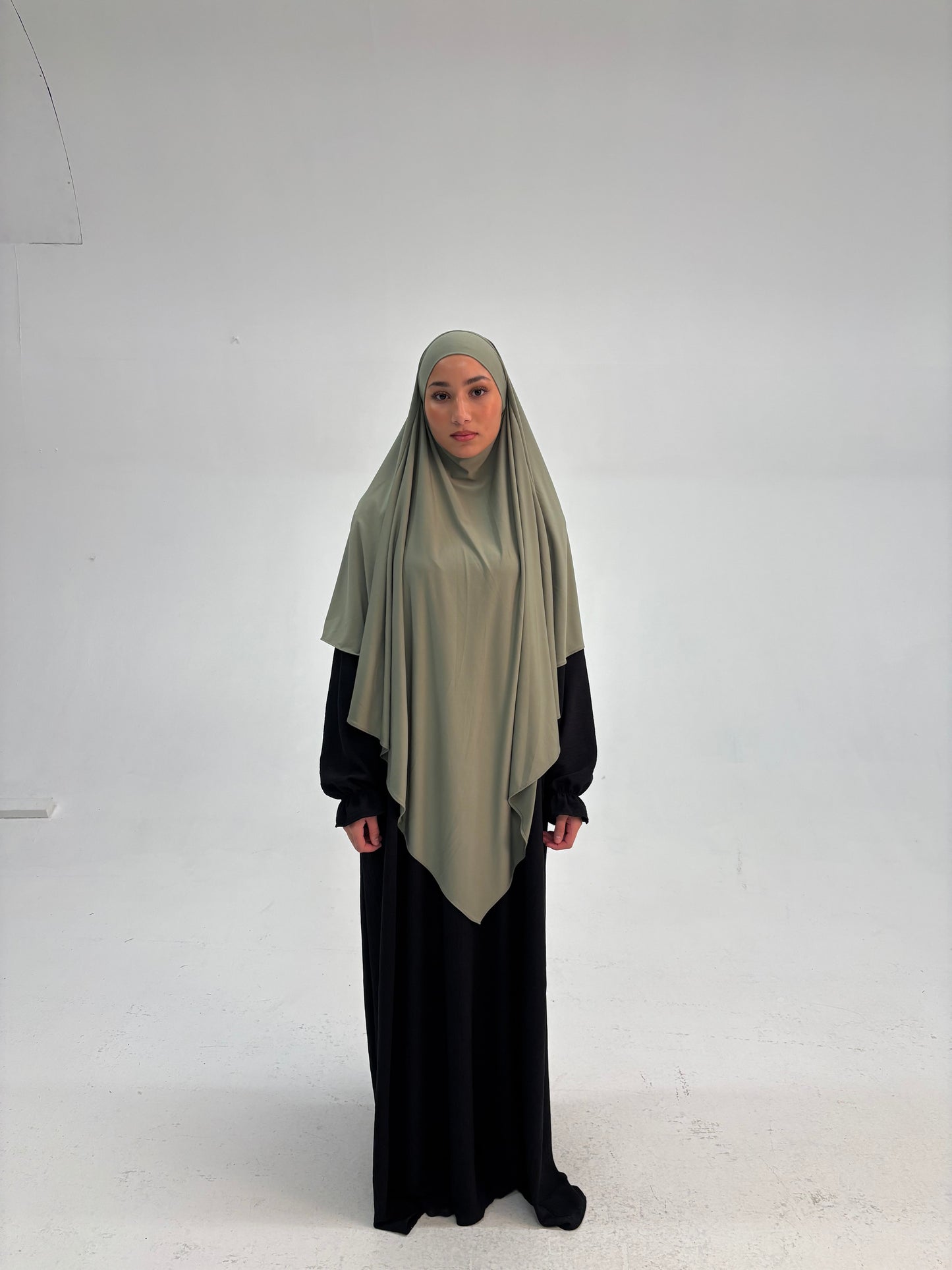 Premium Jersey Khimar - Sage