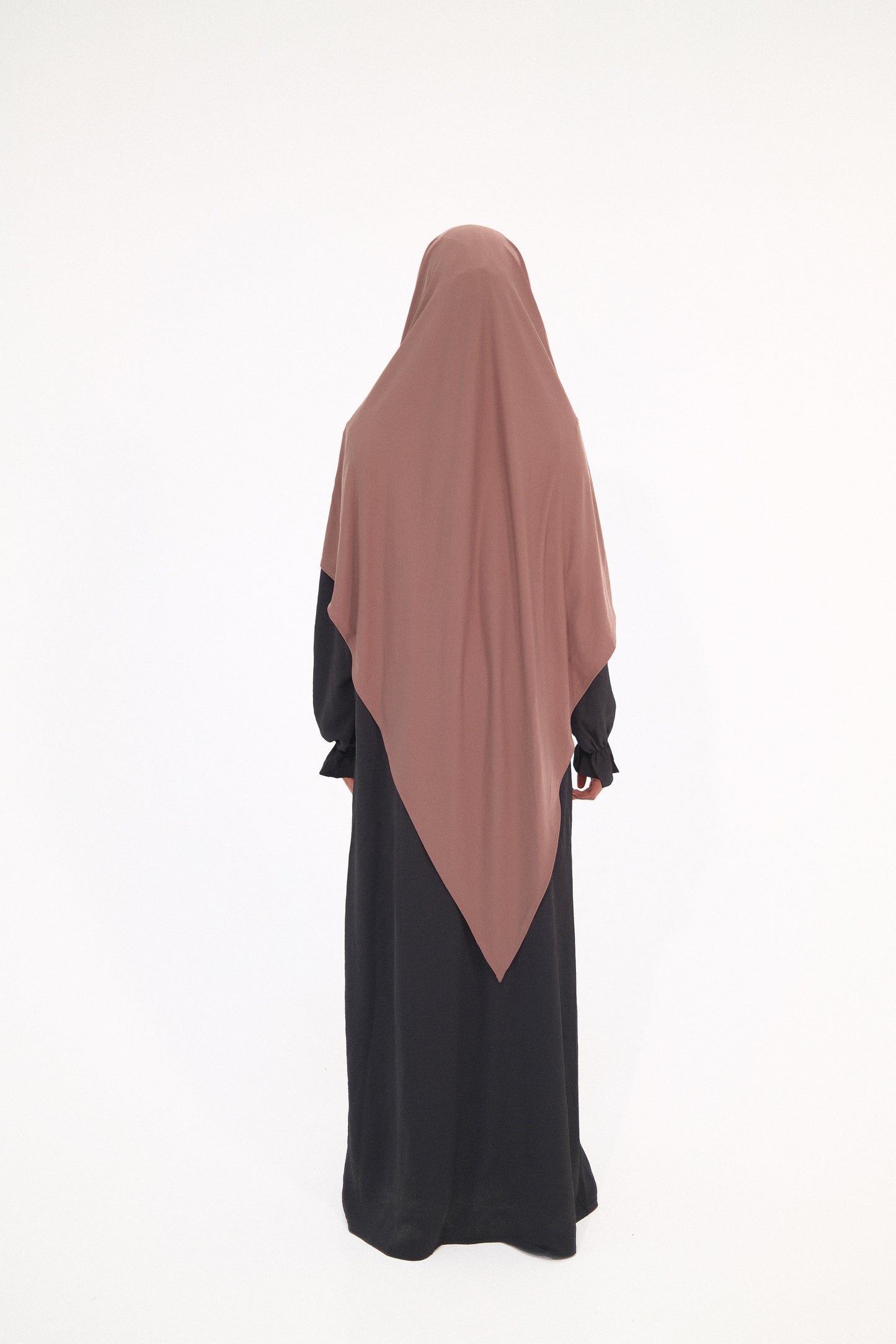 Premium Jersey Khimar - Mocha Brown