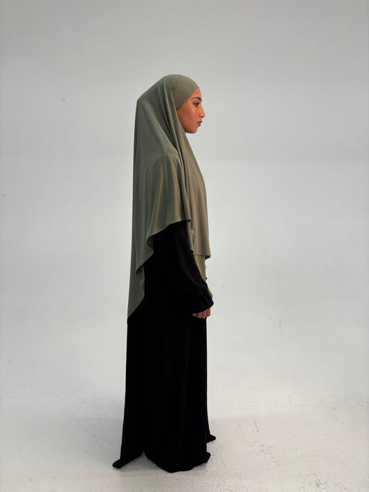 Premium Jersey Khimar - Sage