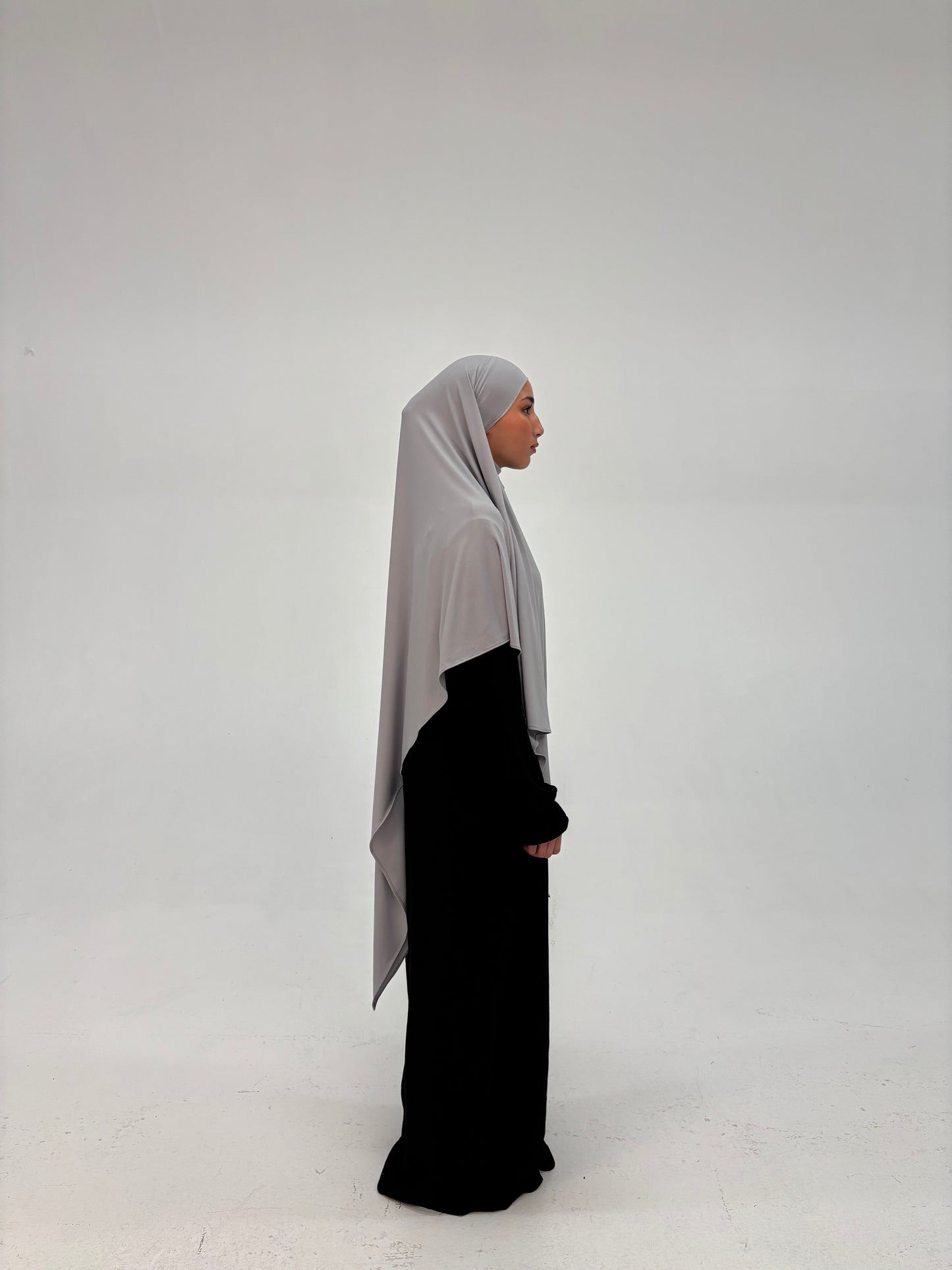 Premium Jersey Khimar - Stone