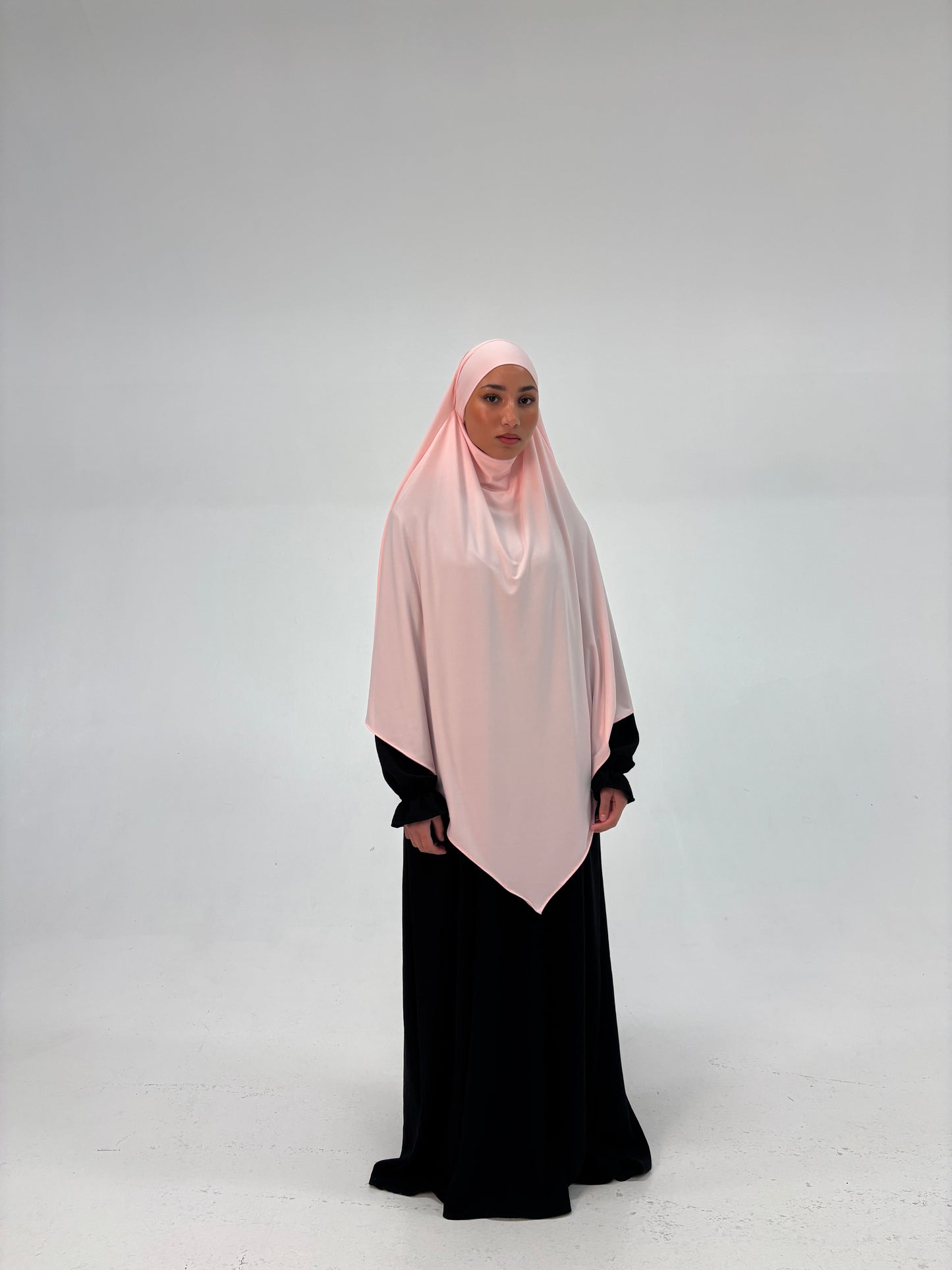 Premium Jersey Khimar - Baby Pink