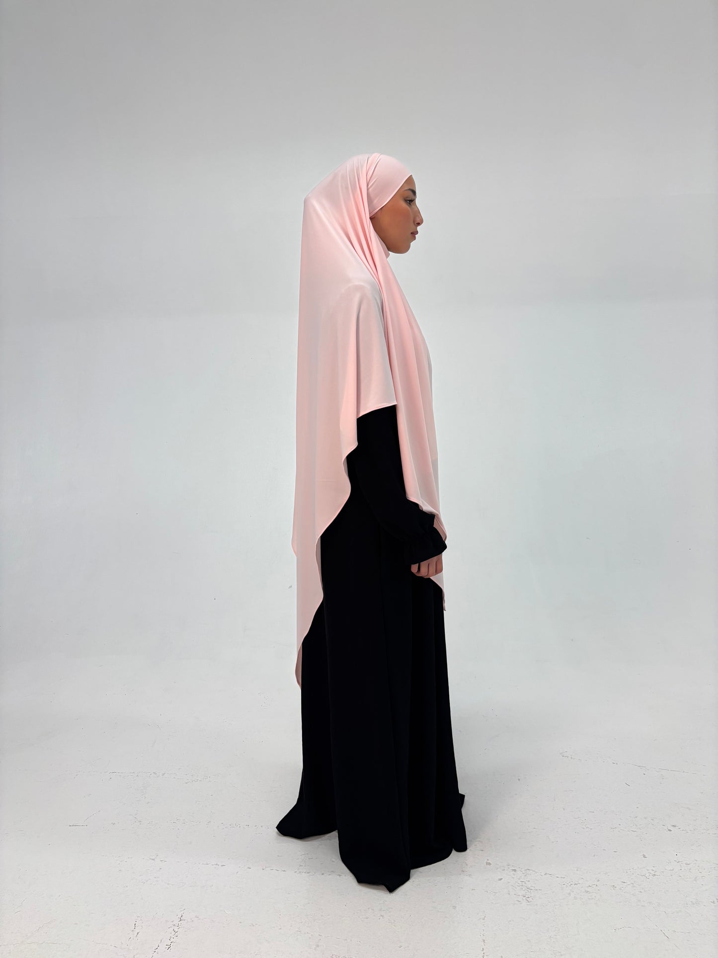 Premium Jersey Khimar - Baby Pink