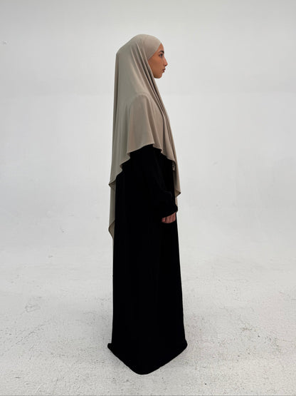 Premium Jersey Khimar - Latte