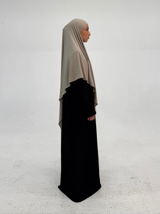 Premium Jersey Khimar - Latte