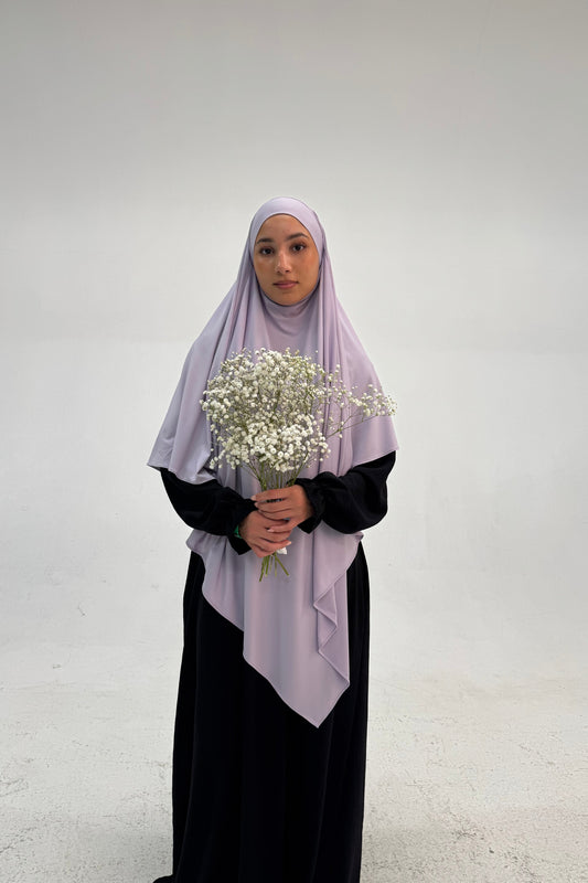 Premium Jersey Khimar - Lavender