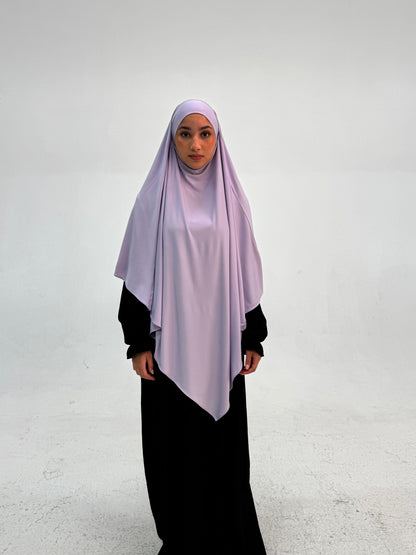 Premium Jersey Khimar - Lavender