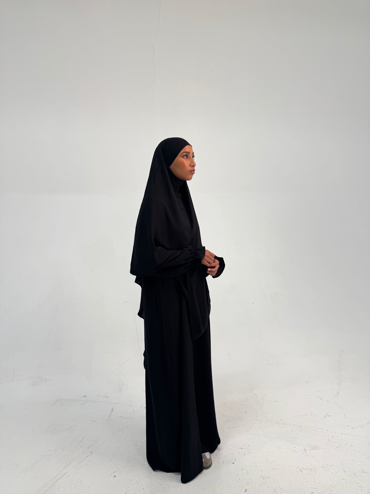 Khimar & Abaya Set - Black