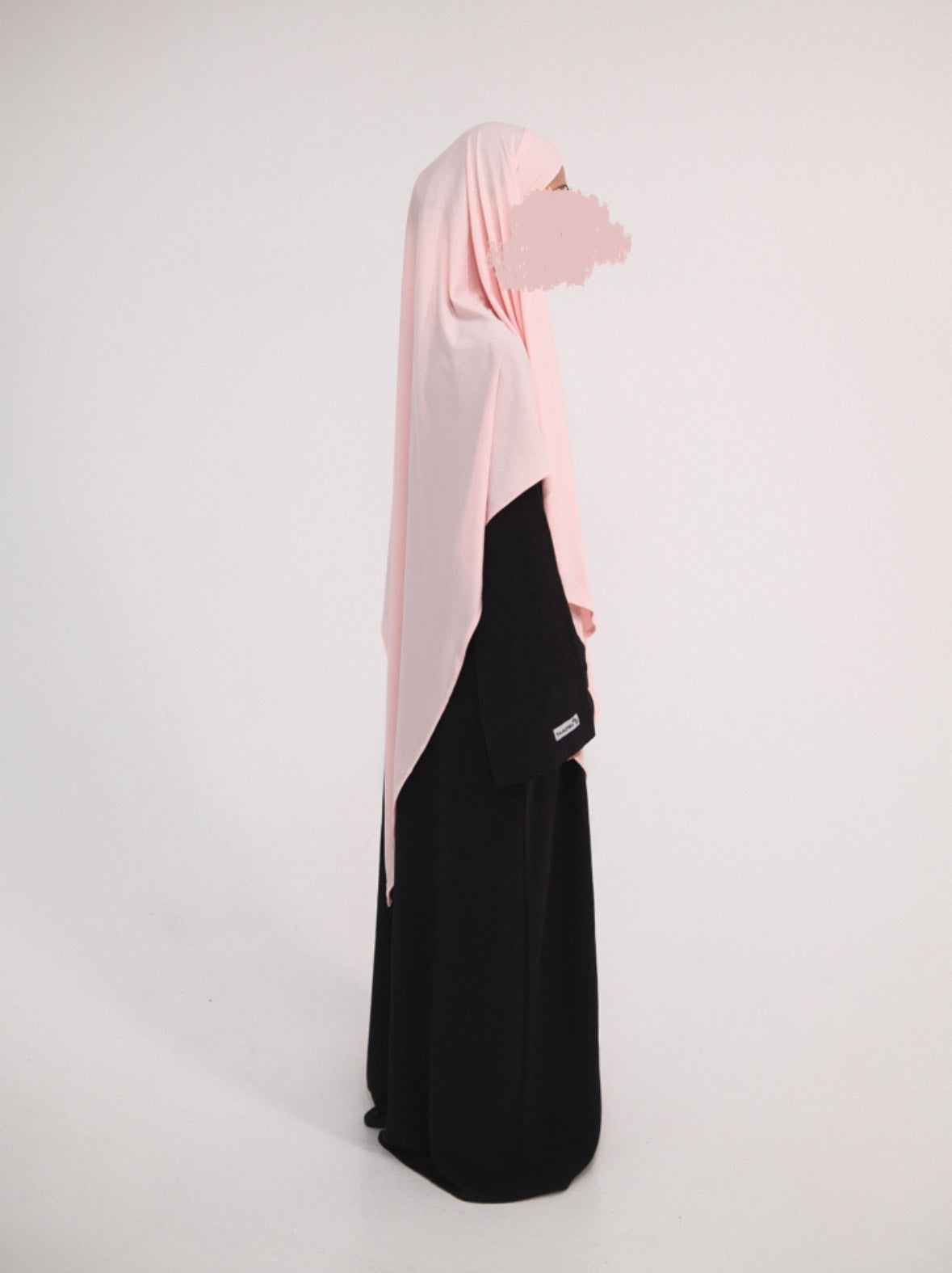 Premium Jersey Khimar - Baby Pink