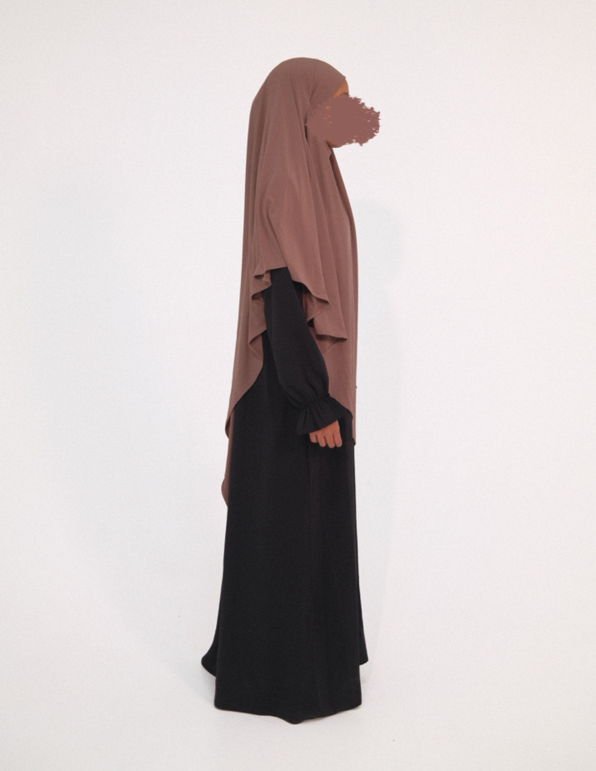 Premium Jersey Khimar - Mocha Brown