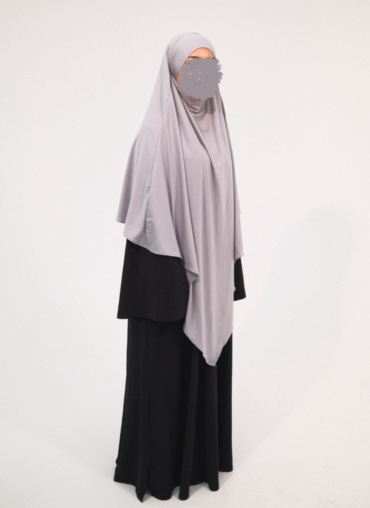 Premium Jersey Khimar - Stone